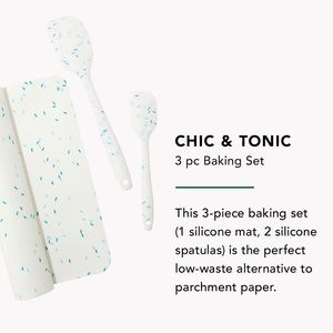 Chic & Tonic 3 piece silicone baking set.